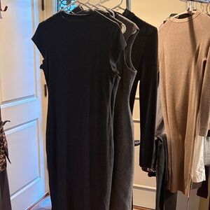 Chic Black Long Sleeve Dress